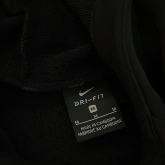 Nike Dri-fit hoodie black size M medium - Picture 2 of 2